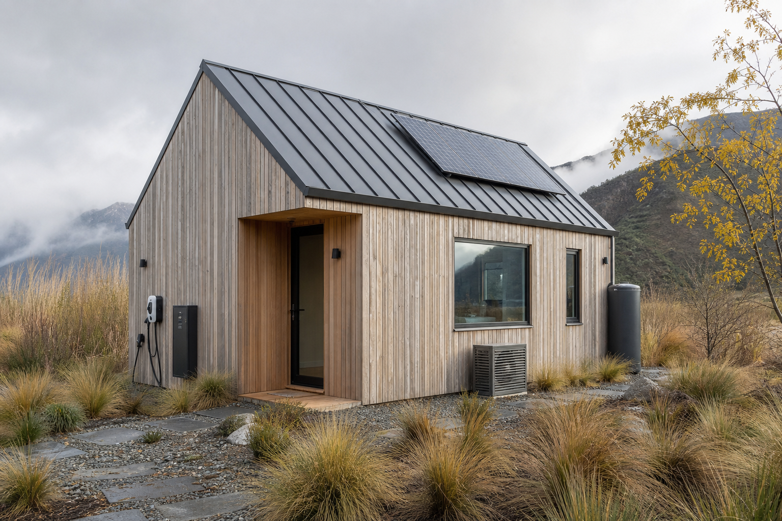 Scandinavian barn granny flat