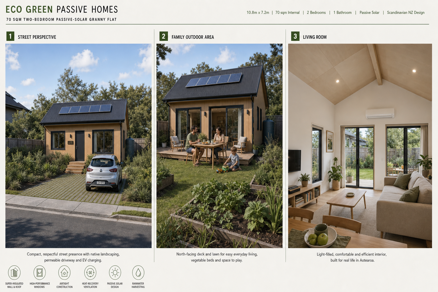 Street and family living concept